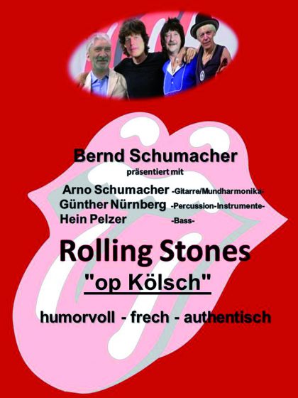 Bildmaterial: Rolling Stones „op Kölsch“